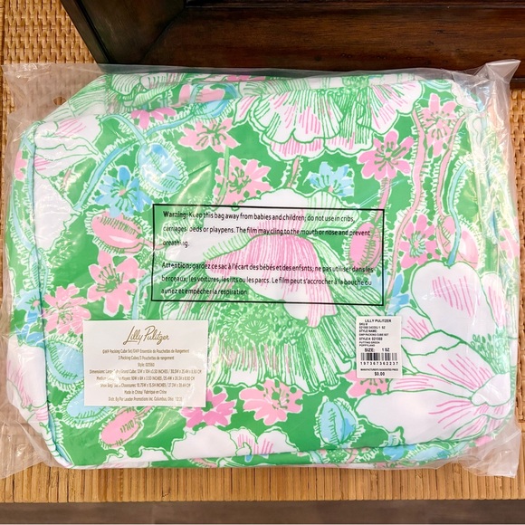 Lilly Pulitzer Packing Cube Set Gift - Picture 3 of 4